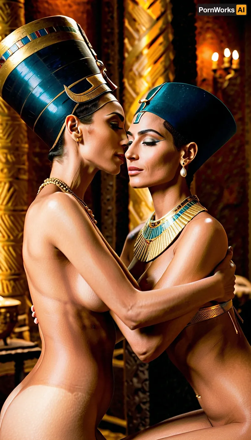 Cleopatra, la reina de Egipto, era conocida por su belleza y sensualidad.  Un día, ella decidió tomar un descanso de su apretado horario y darse el  placer de un poco de auto-pleo.